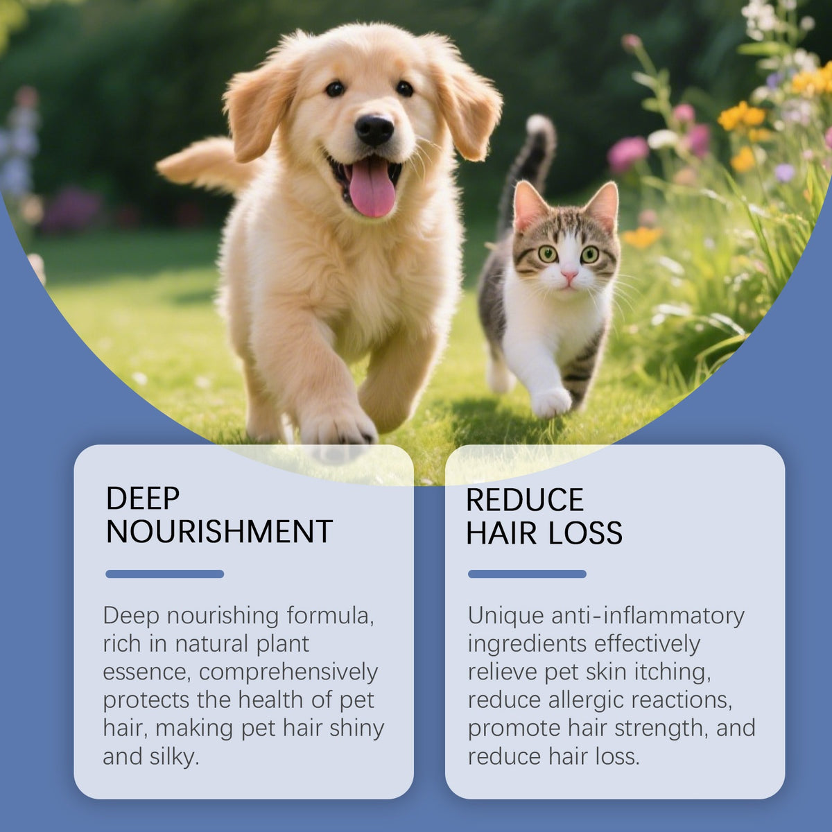 Solution de soins capillaires Kriath Pet Anti-Tangle Nettoyage doux et lissant soin capillaire