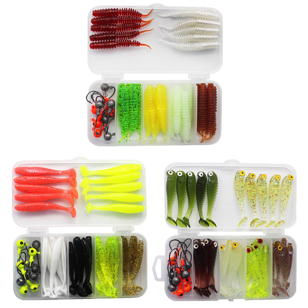 40-piece soft wood set of five clear grid boxes