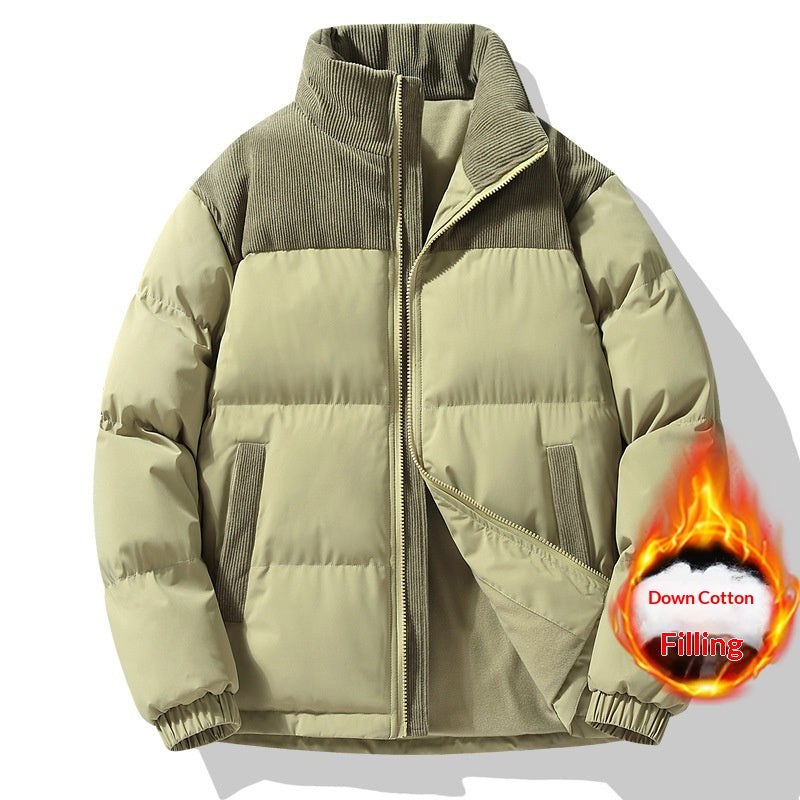 Manteau matelassé unisexe d'hiver polyvalent
