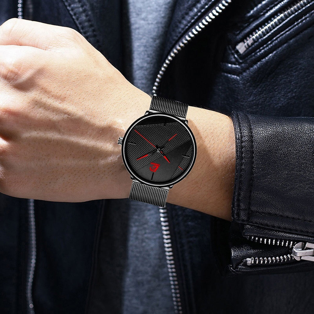 Professional Men's Quartz Belt Watch