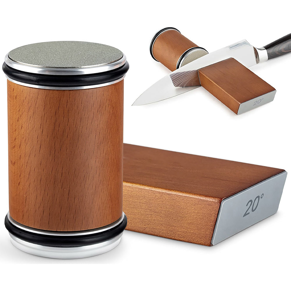 Affûteur de couteaux à rouleau, kit diamant double face magnétique