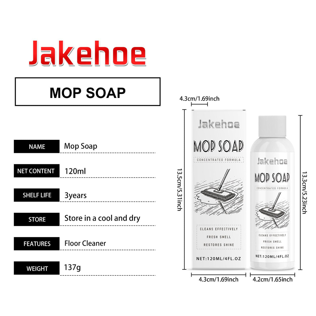 JAKEHOE Nettoyeur de sol