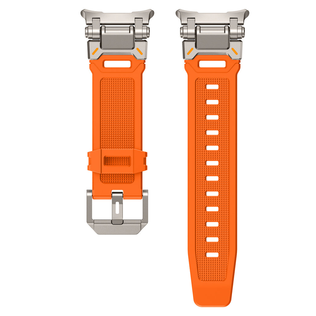 Applicable à 7 Génération Ultra Watch Mecha Style TPU Silicone Explorer Strap