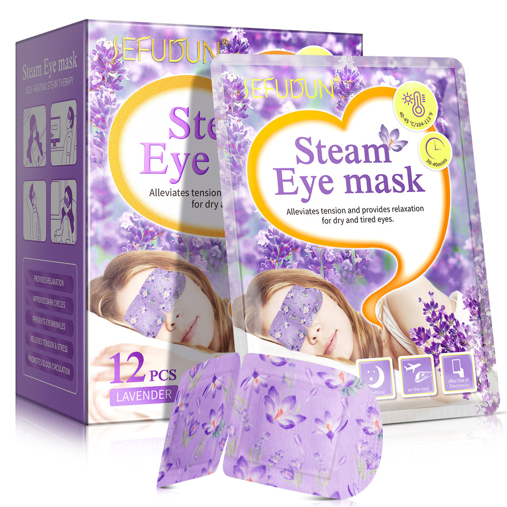 Masque jetable pour les yeux Chauffage à vapeur SPA