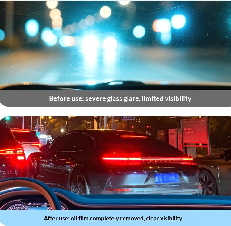 Pâte dégraissante en verre de voiture
