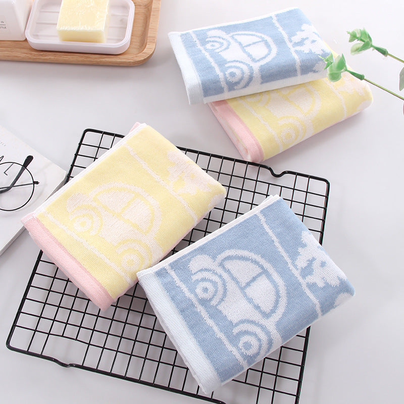 Pure cotton Jacquard kids' towel, for daily use