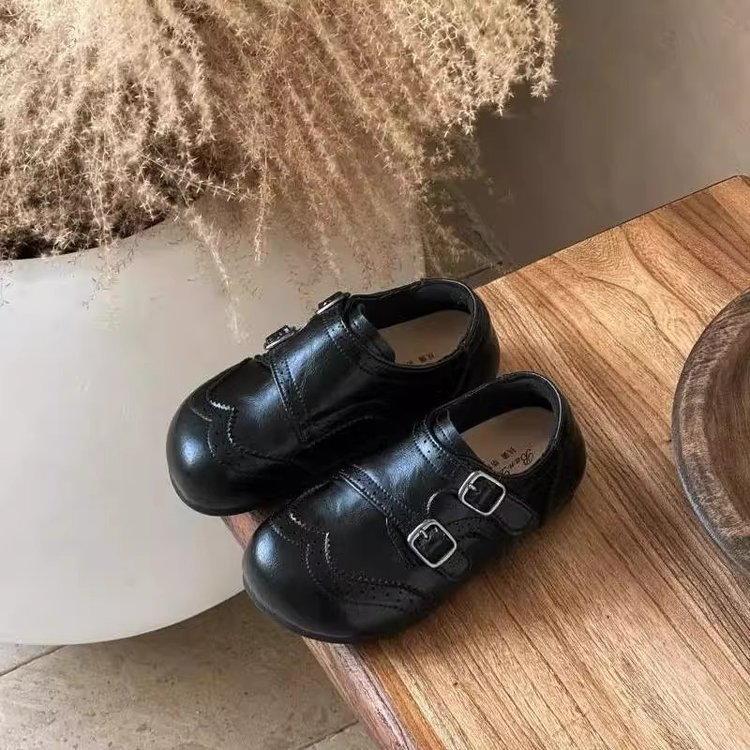 Mocassins en cuir pour enfants de printemps