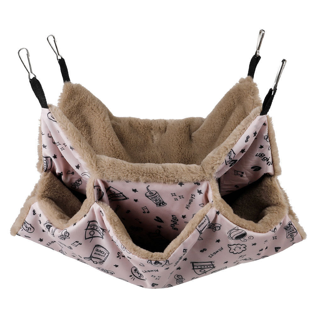 Animaux de compagnie Cage Hammock Guinée Pig Rat Hammock Tunnel écureuil Jouets Ferret Lit suspendu pour petit
