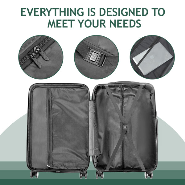 Bande verticale quatre dans une valise