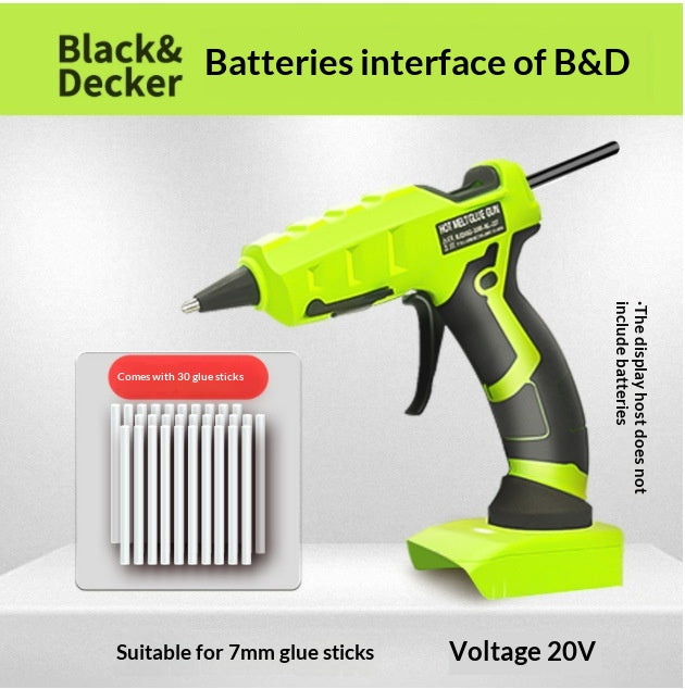 Gun de batterie au lithium 50W comprend 30 bâtons de colle