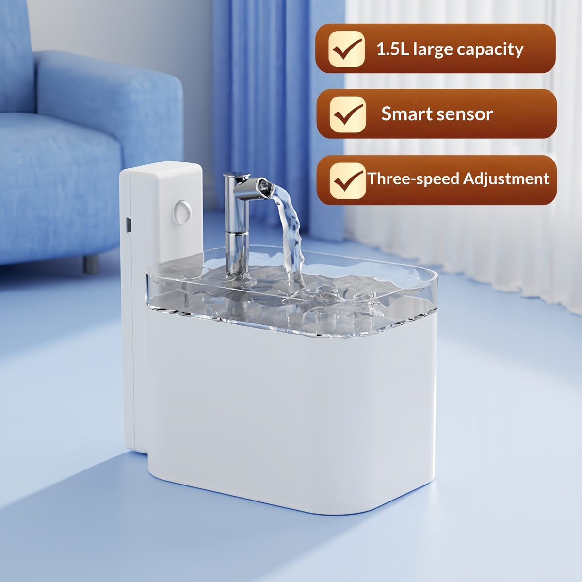 Distributeur d'eau intelligent à injection sans fil Cat