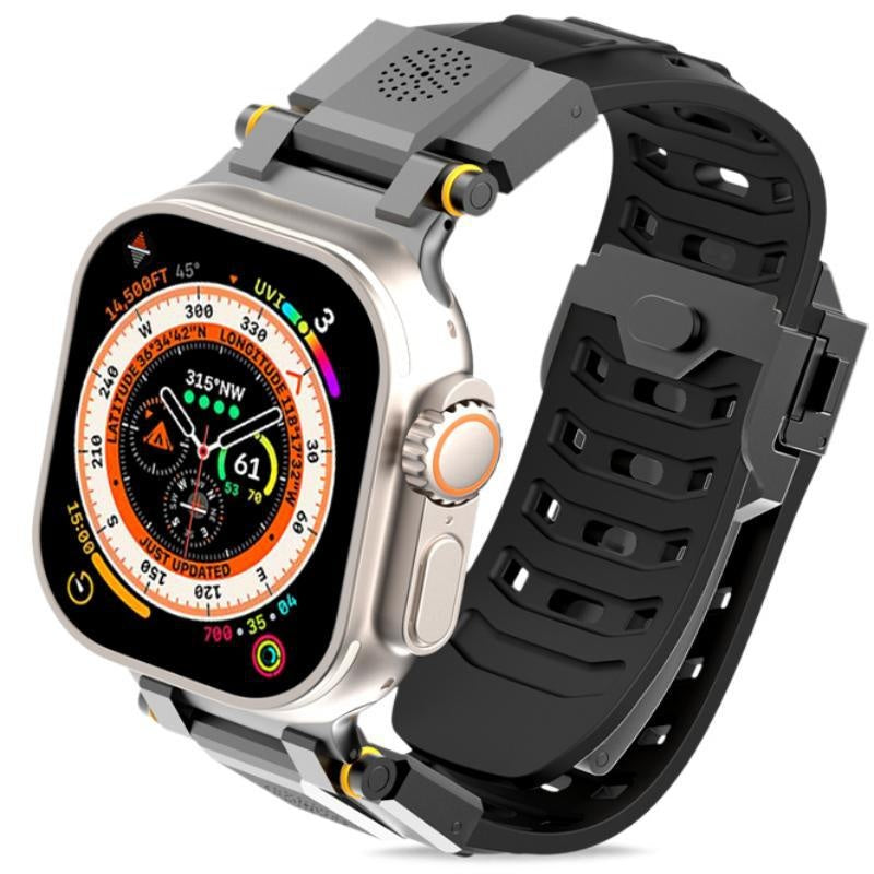 The metal comes with an aromatherapy watch band