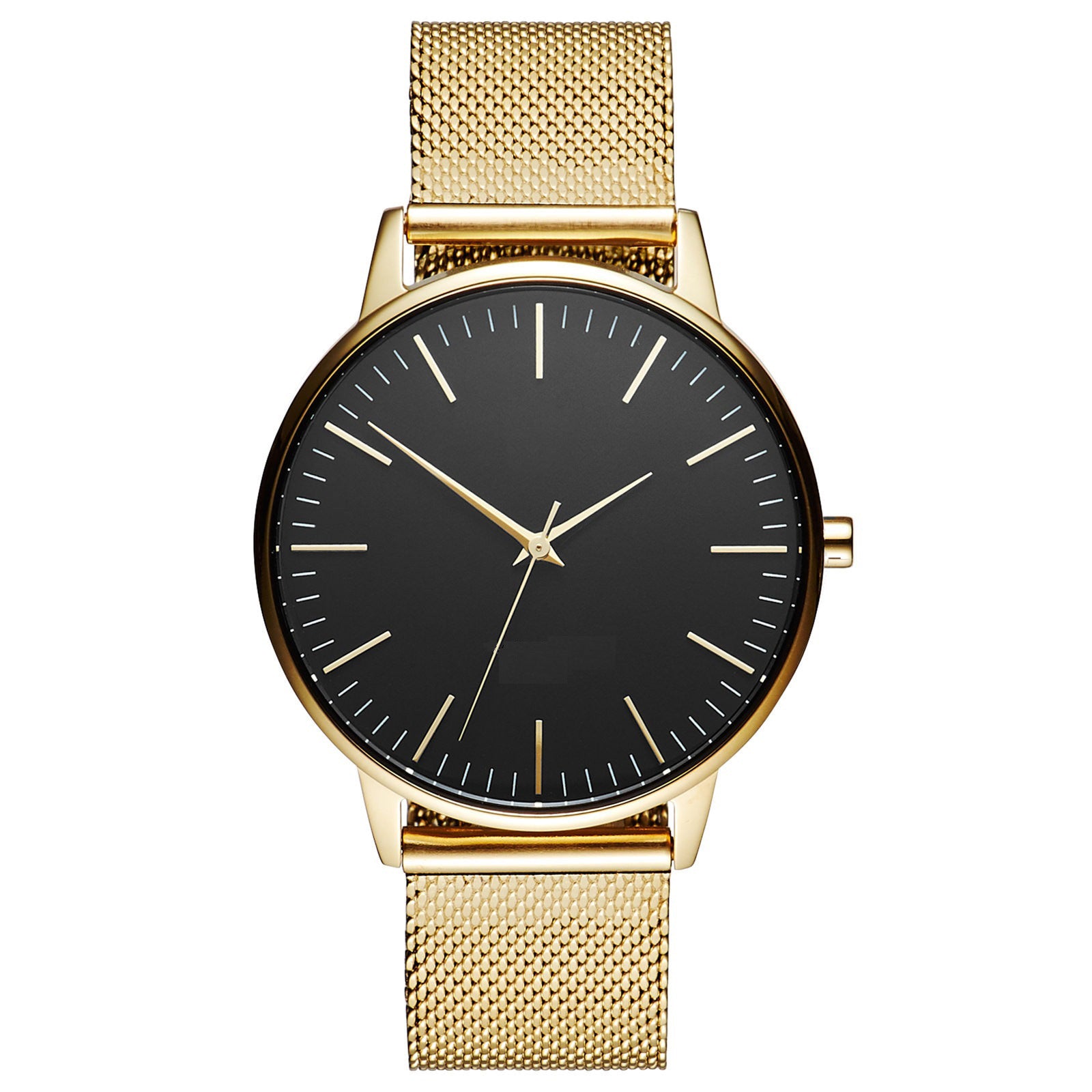 Montre Quartz de mode Casual ultra-mince avec une bande métallique Mesh