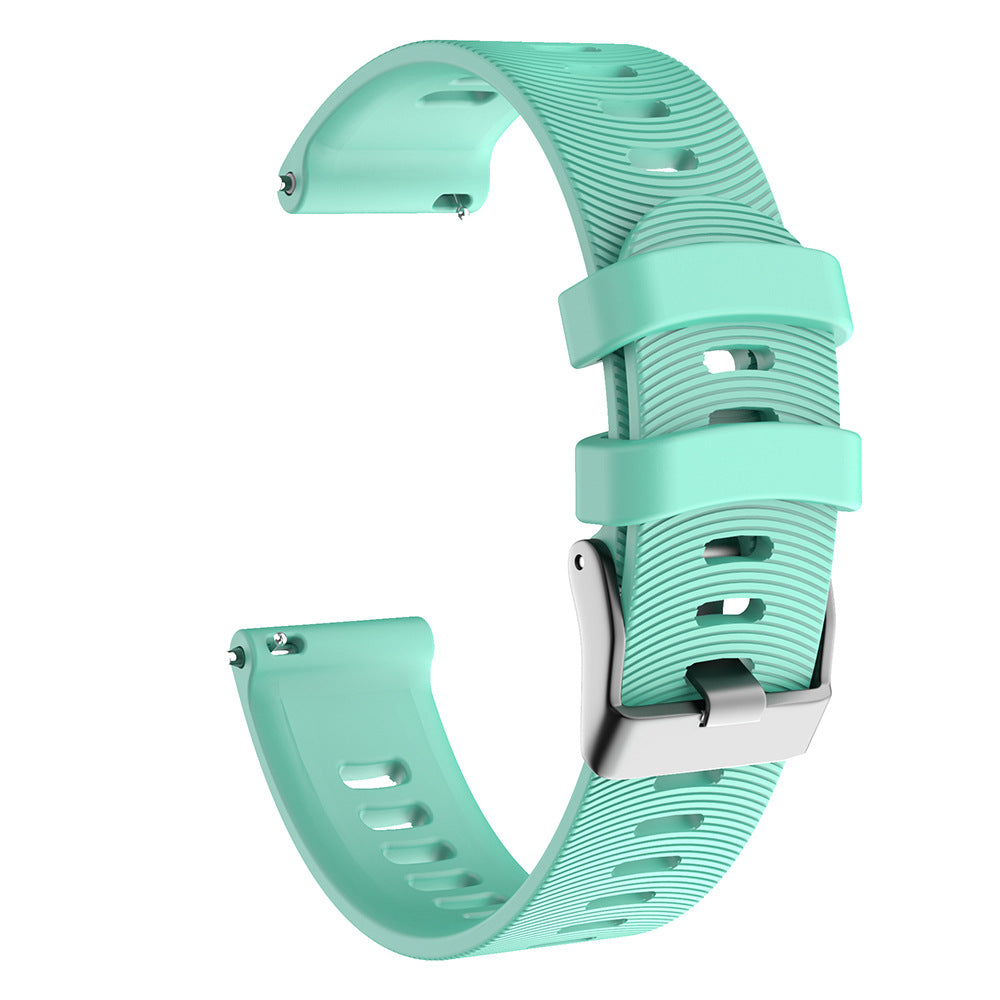 Modèle universel d'eau Pattern horizontal bicolore Bracelet de boucle en silicone