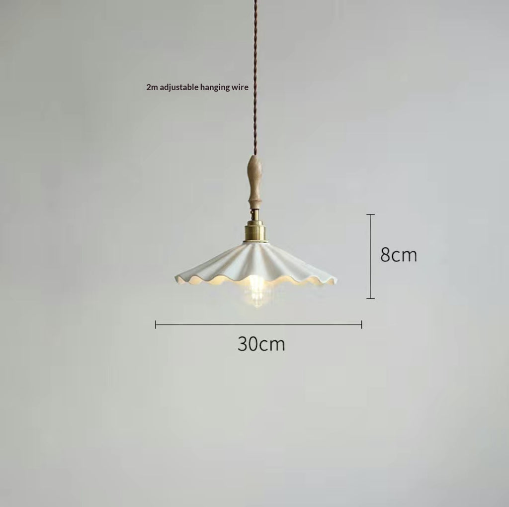 Style japonais plissé Lustre Lotus feuille façonné Designer lumière pour acheter Windows