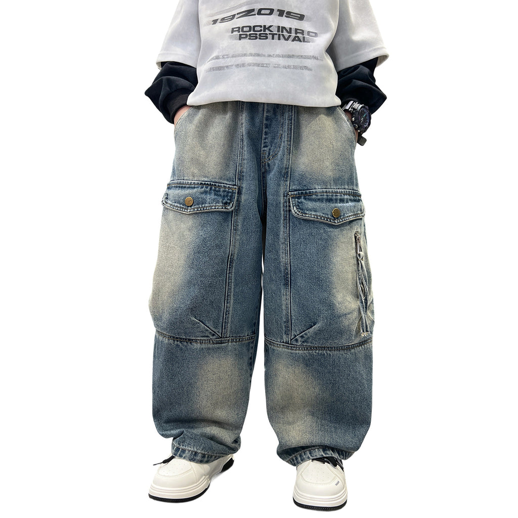 Pantalons simples et polyvalents pour garçons