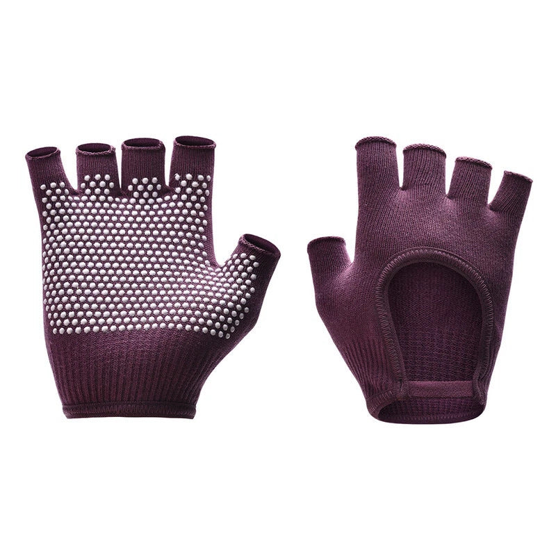 Gants antidérapants de yoga aérien en coton respirant