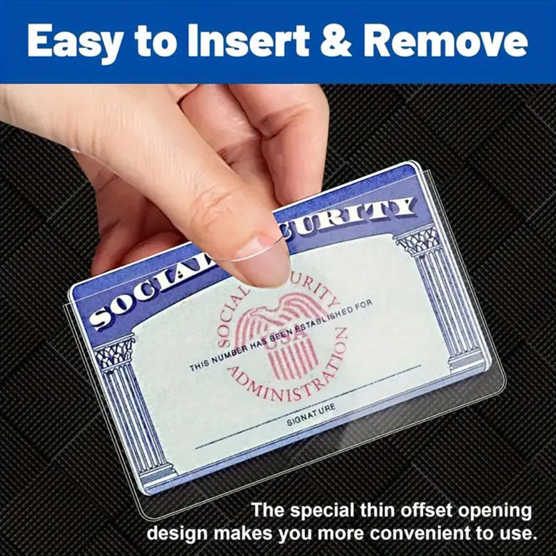 Transparent Social Security ID Card