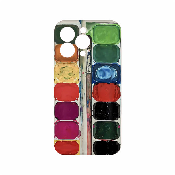 INFN Art étudiant Palette cas de téléphone créatif