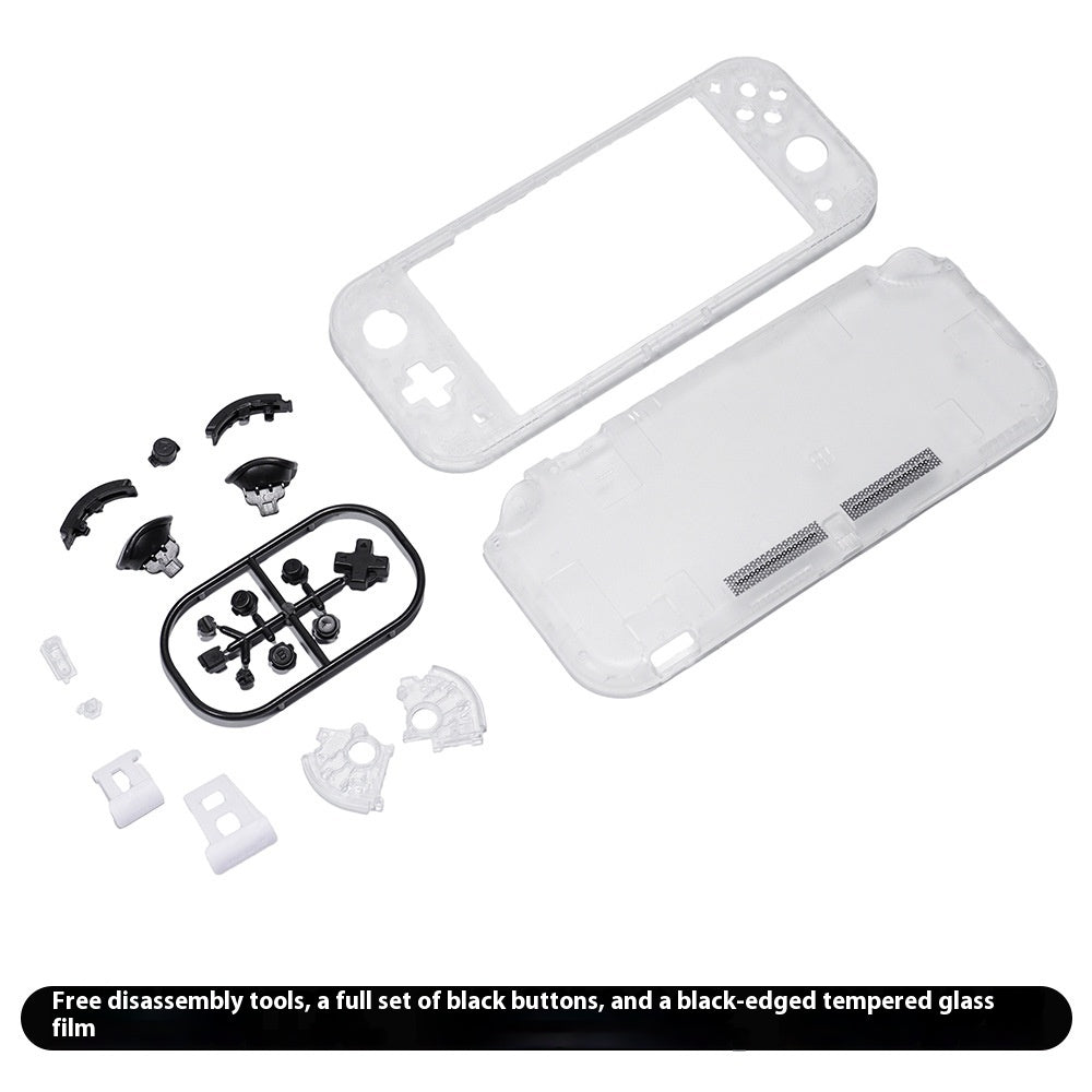 Game Shell Modification Accessoires bricolage transparent boîtier de montre avec Buckle Film