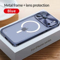 Boîtier de téléphone translucide avec cadre en aluminium