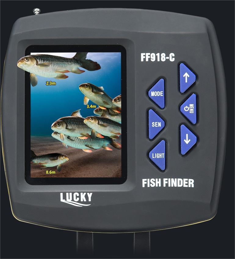 Sans fil Sonar Intelligent Muddy Water Vision Équipement de pêche extérieure Fish Finder
