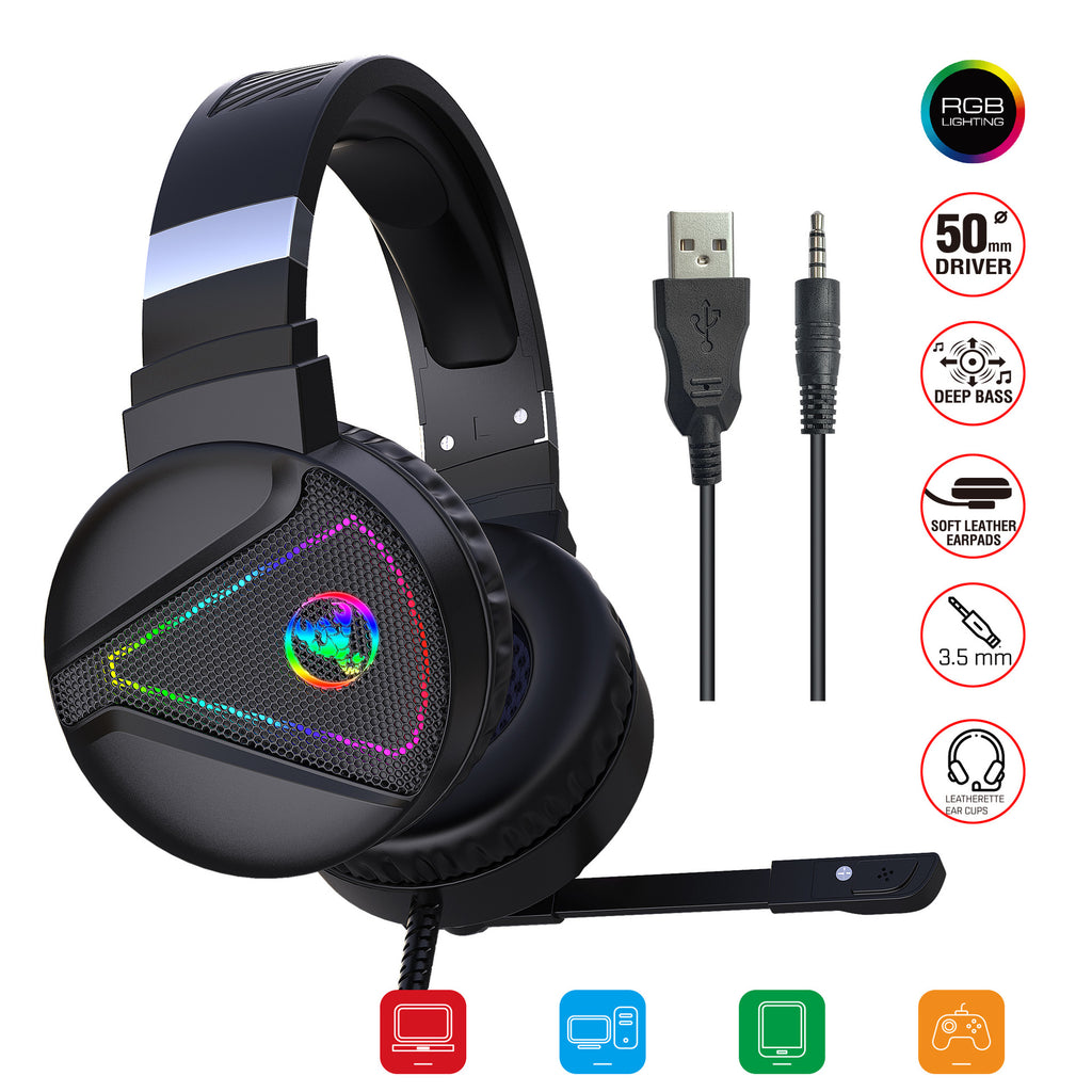 Casque ABS lumineux RGB