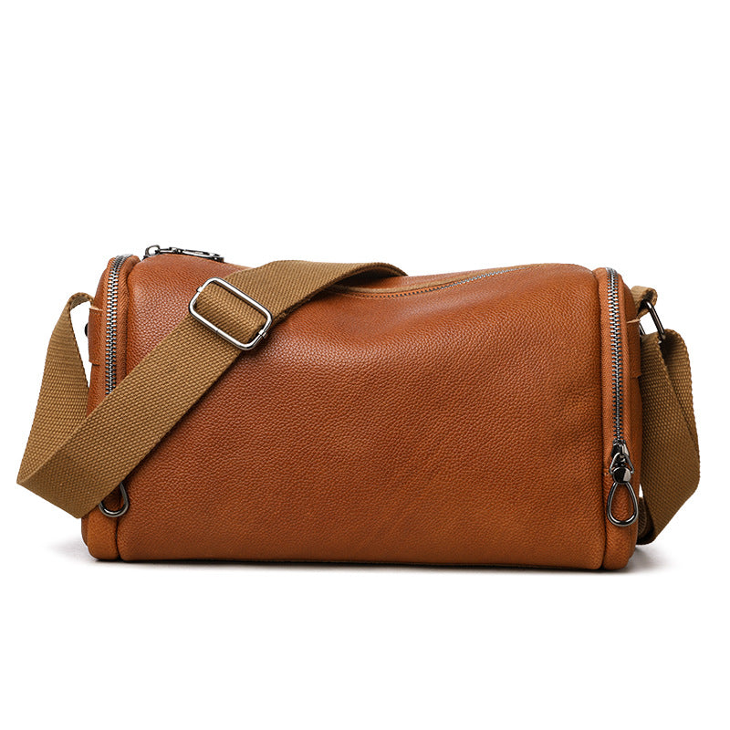 Véritable sac multifonctionnel en cuir de cochette en cuir