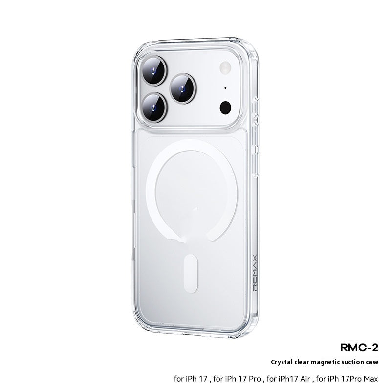 Étui de téléphone transparent Soupe magnétique souple colle