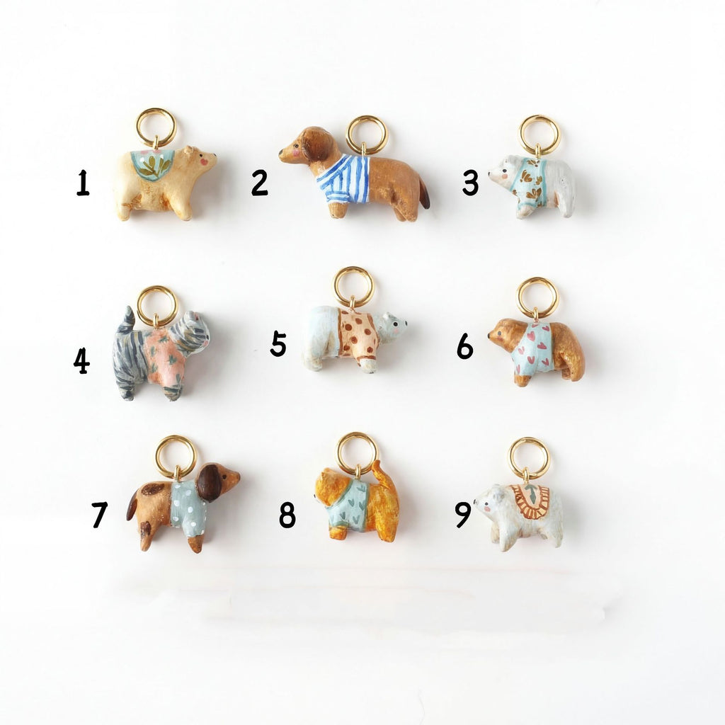 Collier mignon petit pendentif animal
