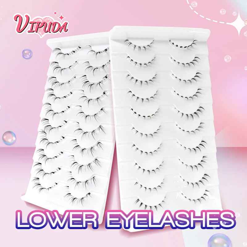 10Pas bas cils Manga Lowe Cils Clea Band Wspy Smal