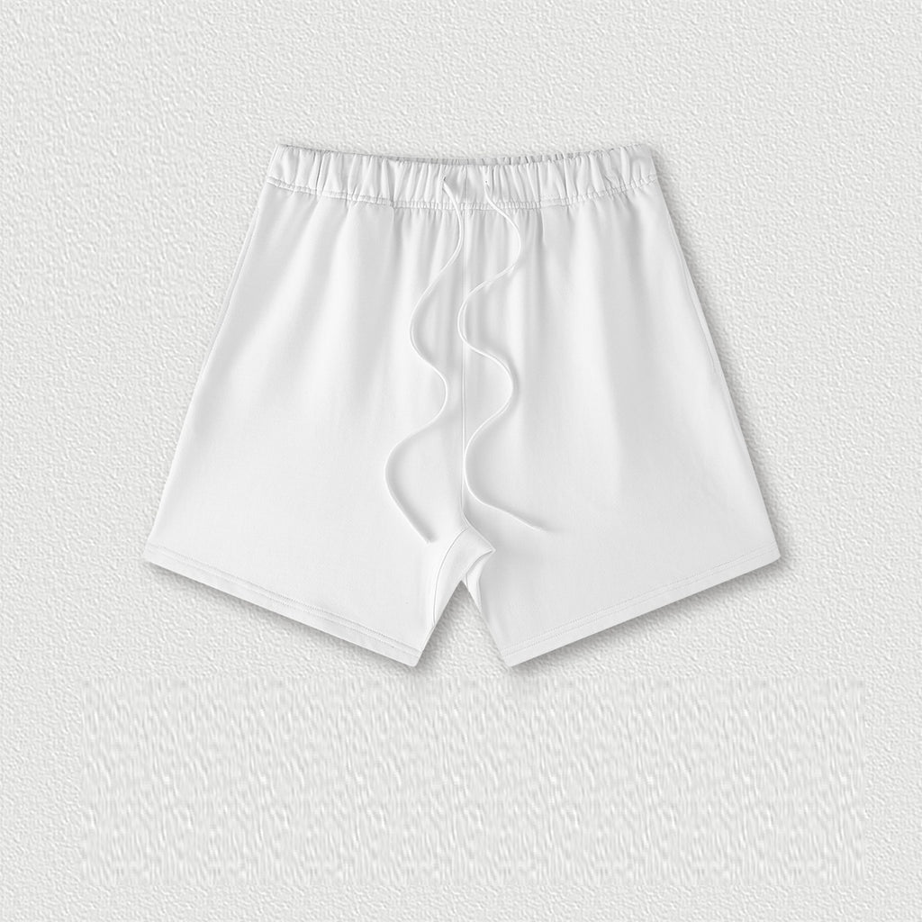 Couleur de la Terre Style de base Short en coton moyen et grand pour enfants