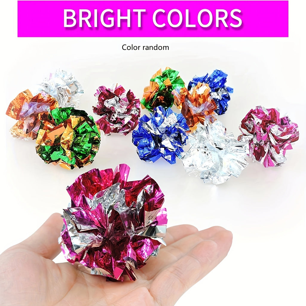 Jouet chat sonnerie papier boule couleur CGrasping Ball