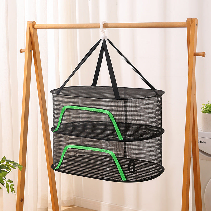 Réseau de suspension Produits secs Artifact Fly Cage Foldable Balcon Les choses de séchage