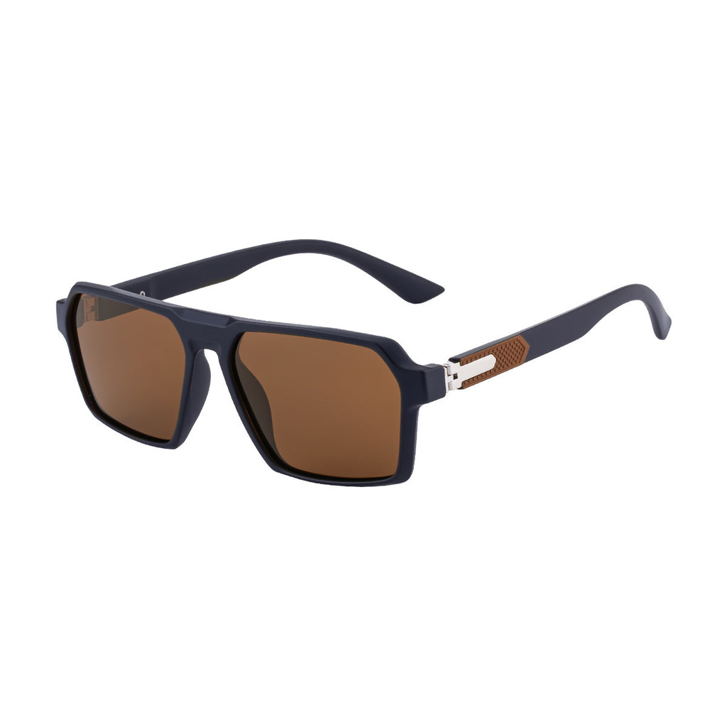 Fashion Square Frame Lunettes de soleil polarisés pour hommes