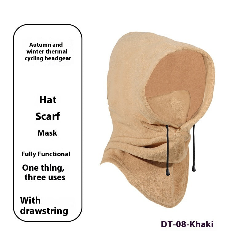 Masque de sport en automne et hiver thermique et coupe-vent