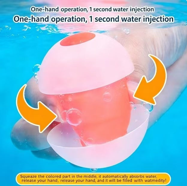 6-Pack Reusable Silicone Water Ball