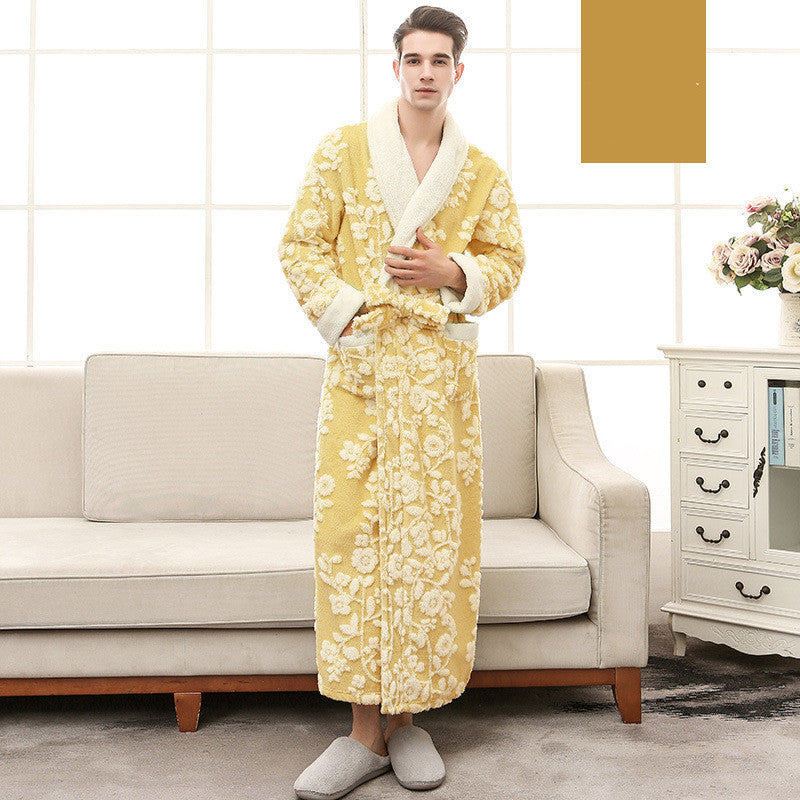 Jaquard Double couche Épaisseur de chemise de nuit en flanelle