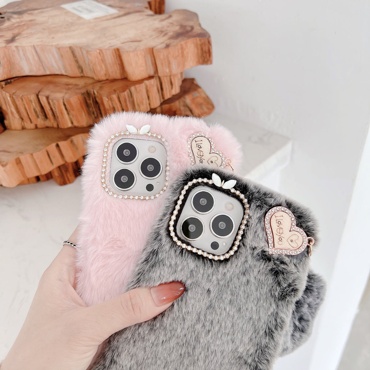 Cas de téléphone portable Winter Plush
