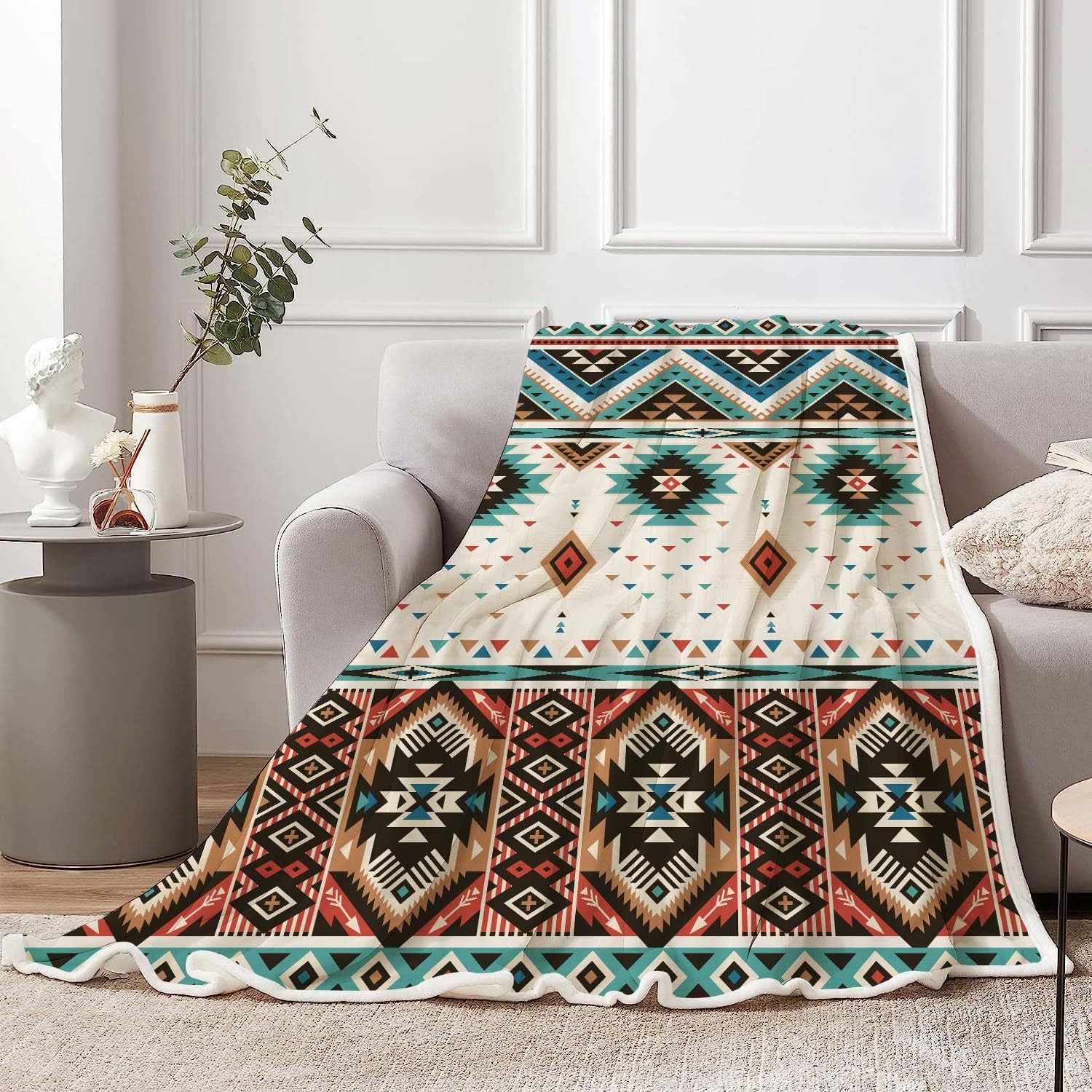 Blanket de style bohème pour literie confortable