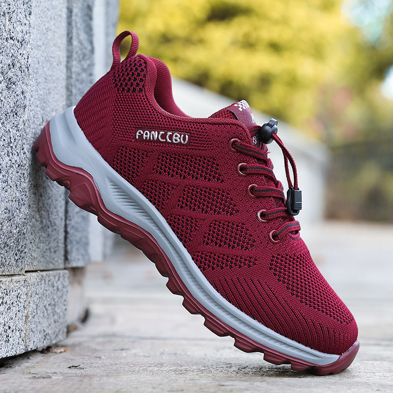 Unisex Wear-Resistant Soft Sole Walking Shoes with Widened Design