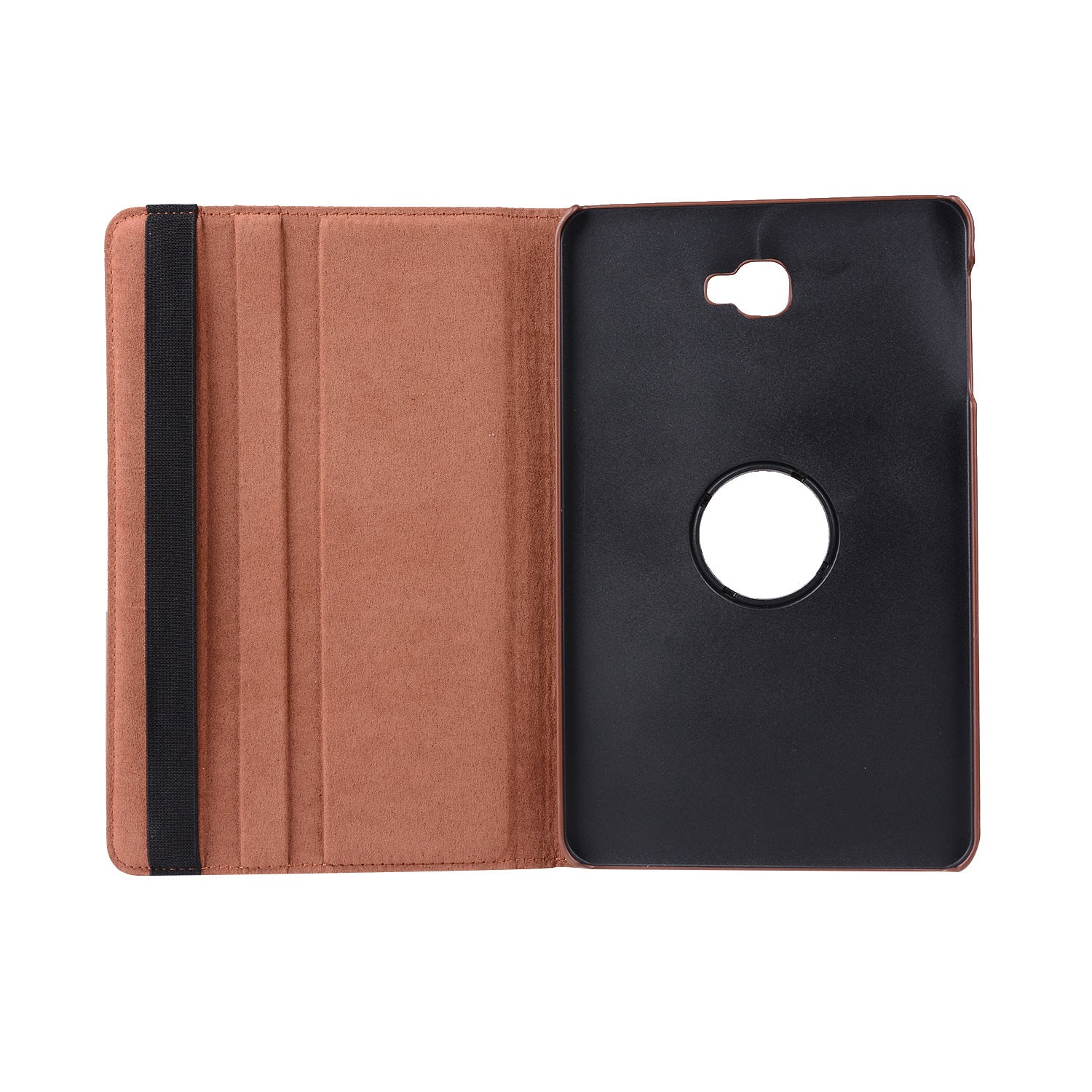 Comprimé étui en cuir Litchi grain rotative 360