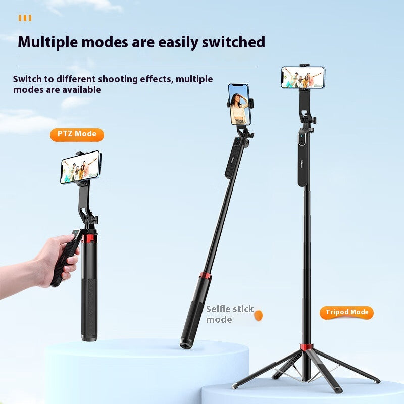 Trépied Bluetooth en live Quadrupod Selfie Stick