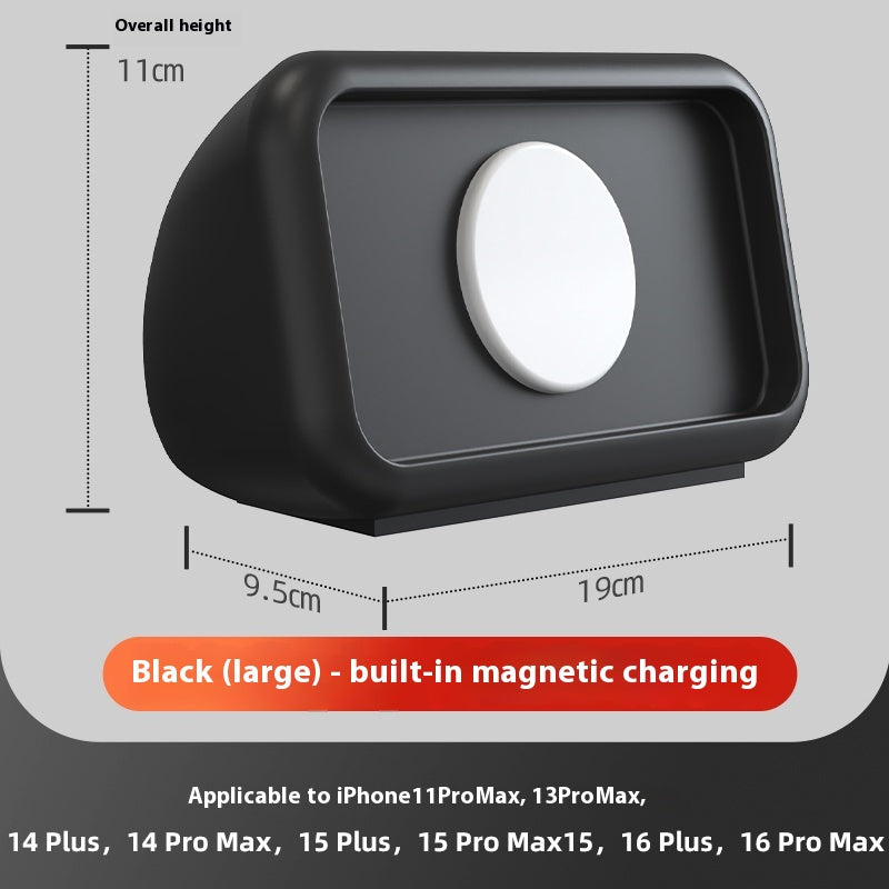 Support de téléphone mobile sans fil magnétique applicable Base de charge de bureau