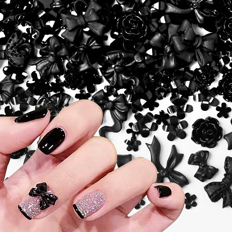 Nail Art Aurora Bow Accessoires en résine Décorations pour bricolage