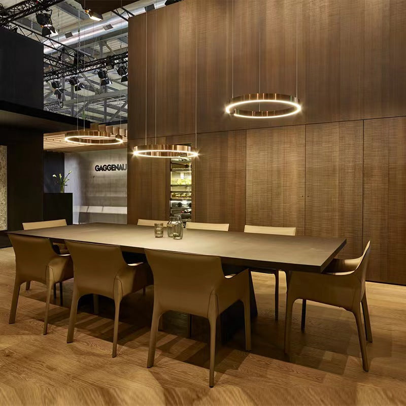 LED Full-spectrum salle à manger moderne Chandelier avec un design léger et luxueux