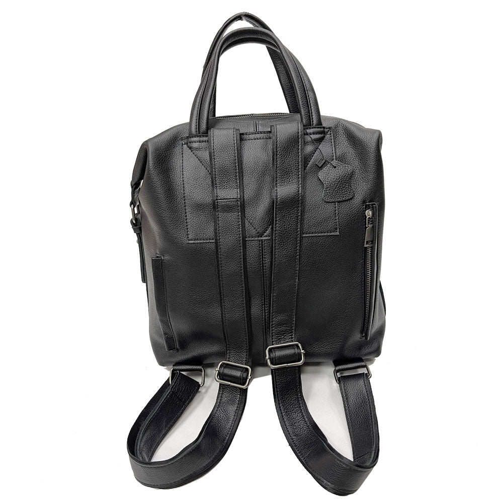 Sac à dos universel en cuir noir Sac à dos Shiralee Simple