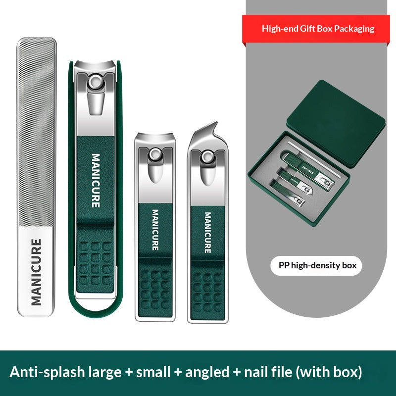 Outil à ongles inclinés anti-splash - Accessoire à pince à ongles en angle de précision pour manucure et p