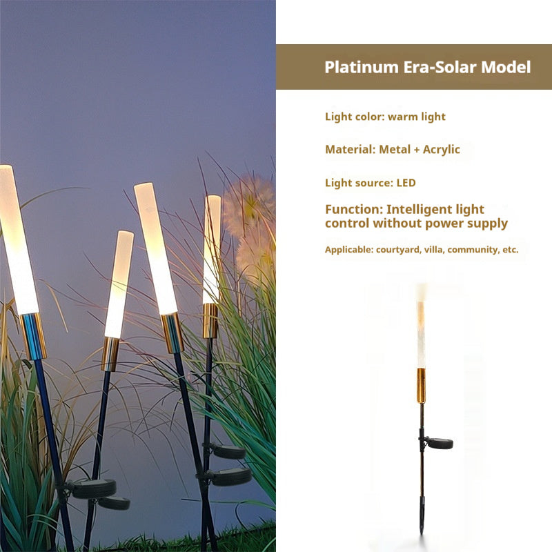 Lampe de pelouse à LED solaire extérieure