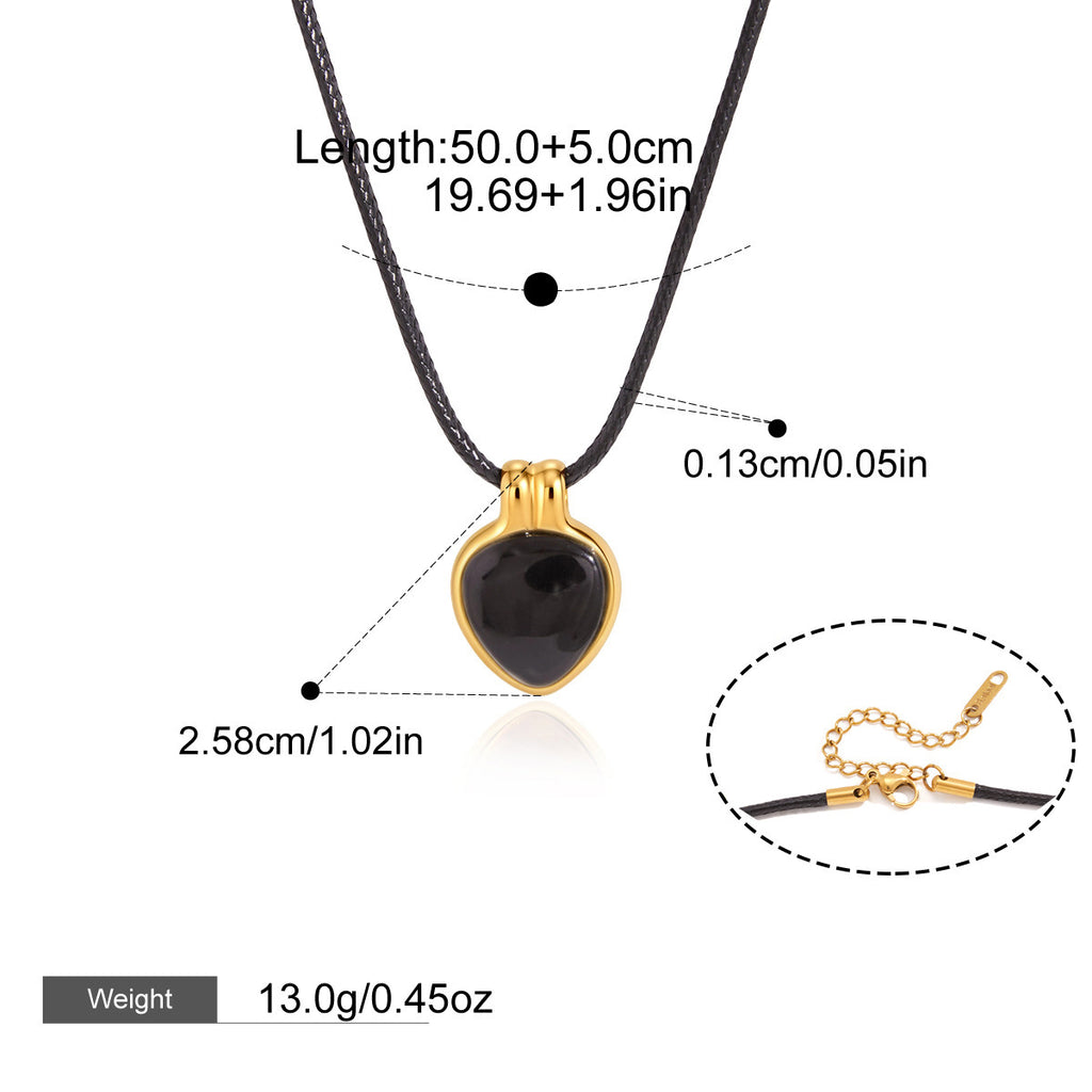 Collier en acier au titane pour les femmes
